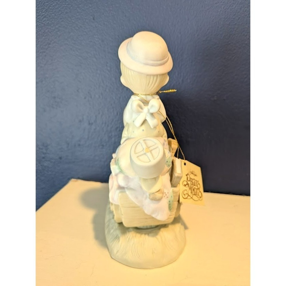 Vintage Precious Moments "Walking By Faith" Figurine E-3117 Jonathan David 1979 - Picture 3 of 5
